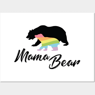 Mama Elephant Mother's Day Gay LGBT Mom Heart Gift Posters and Art